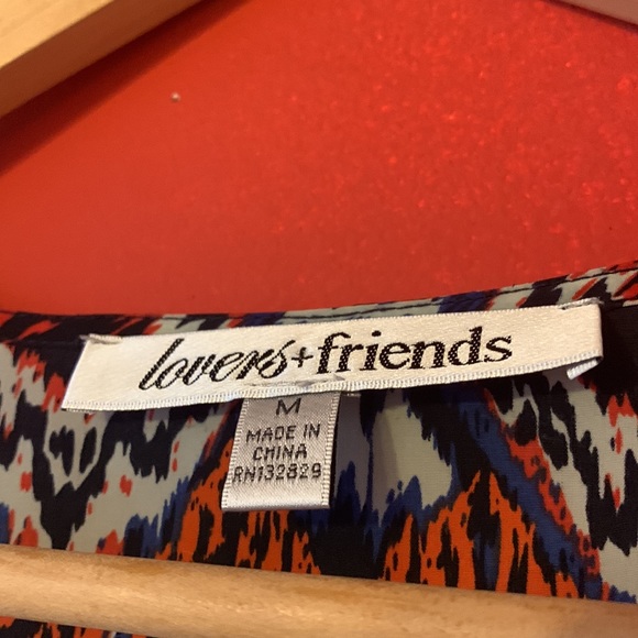 lovers + friends Ikat Pattern Blouse - Picture 6 of 11